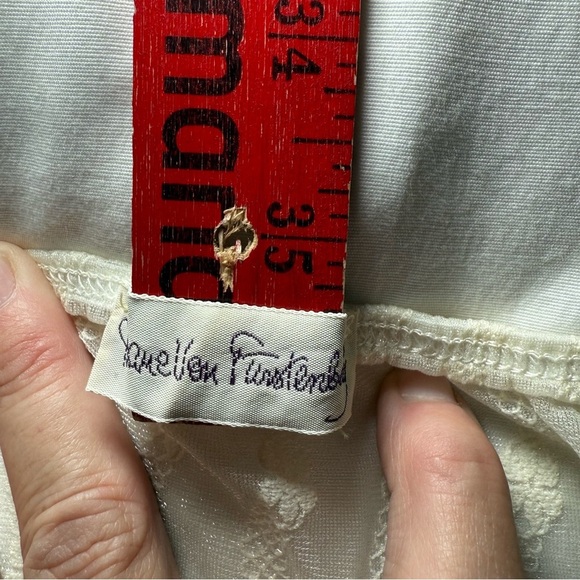 Rare 70’s Diane Von Furstenberg Nylon/Lace Tie Sheer Lace Sexy Maxi Size Medium - Picture 6 of 9